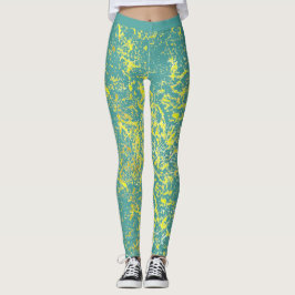 Legging splash yellow