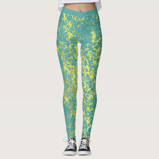 Legging splash yellow