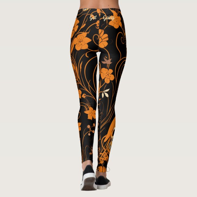 Legging Spooky Skeletons Halloween (Verso)