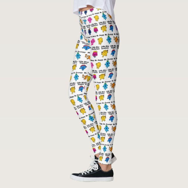 Legging Sr. Men & Little Miss | Nomes dos caracteres (Esquerda)