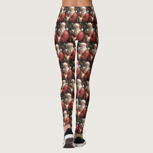 Legging Staffordshire Americana no Natal do Papai Noel (Verso)