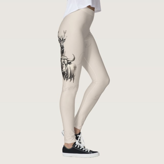 Legging Stag Vixen e Bull Inkwork (Direita)