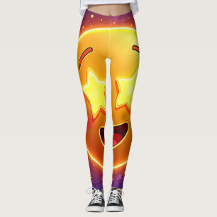 Legging Starry Eyed Emoji Joy