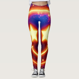 Legging Starry-Eyed Glow Emoji