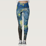 Legging Starry Night Leggins - Vincent Van Gogh Art<br><div class="desc">Leggins.</div>