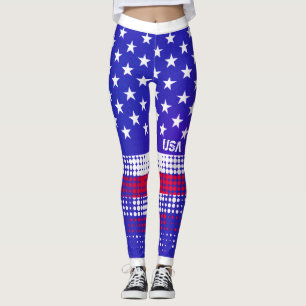 Legging STARS E STRIPES DISTRESSED USA Dot Patterno