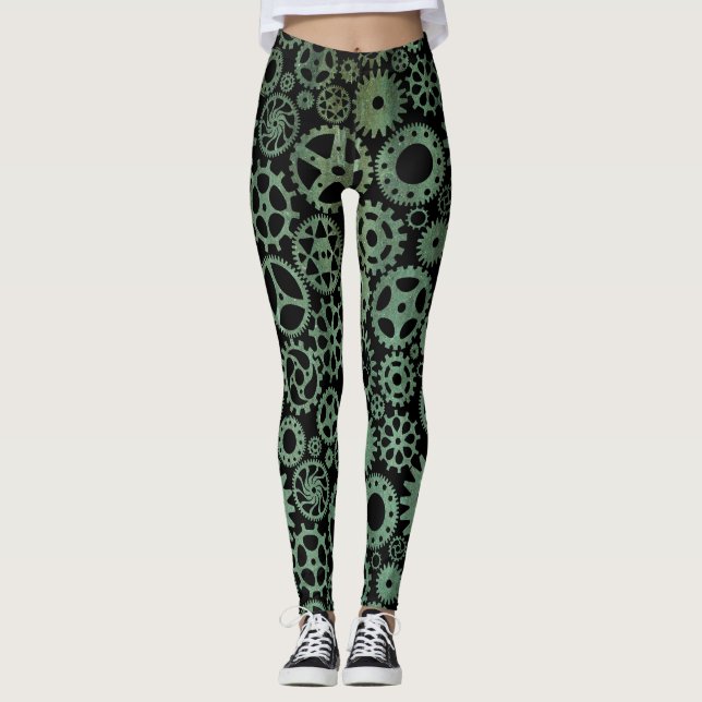 Legging Steampunk Verdigris Bronze (Frente)