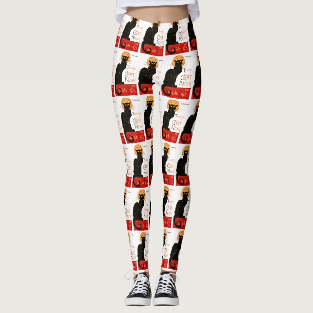 Legging Steinlen Black Cat Classic French Trabalho de arte (Frente)