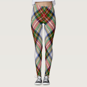 Legging Stewart Royal Dress Xadrez Padrão Escocês