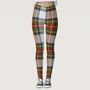 Legging Stewart Royal Dress Xadrez Padrão Escocês