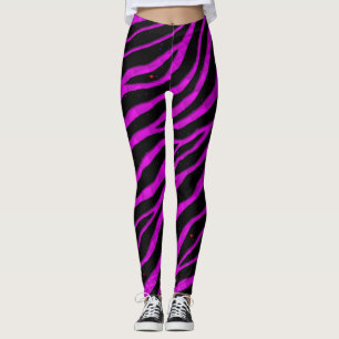 Legging Stripes de EspaçoTempo Espelhadas - Rosa