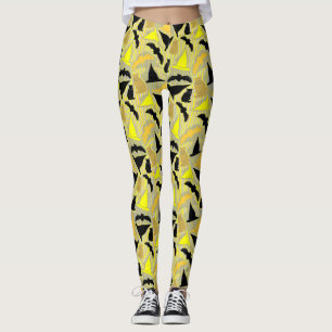 Legging Stripes de Halloween de Witchy