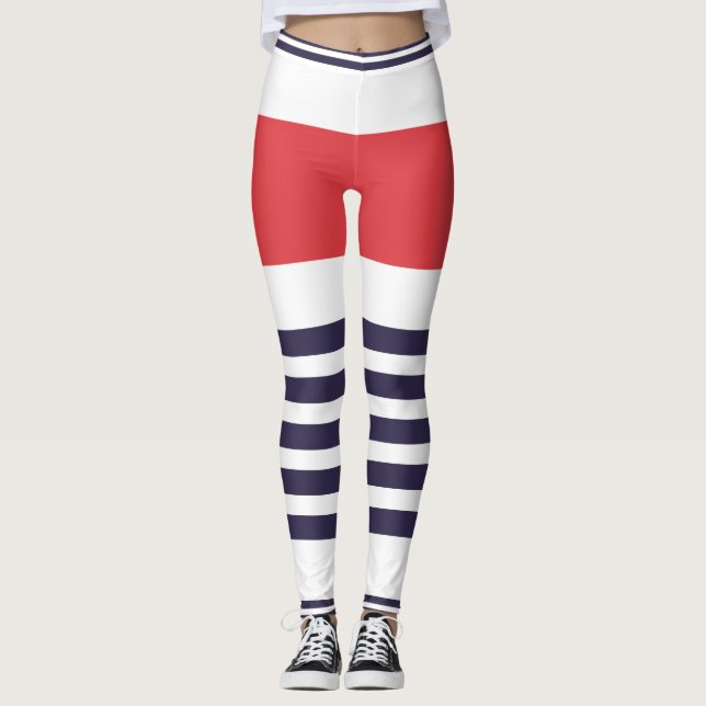 Legging Strips — mar (Frente)