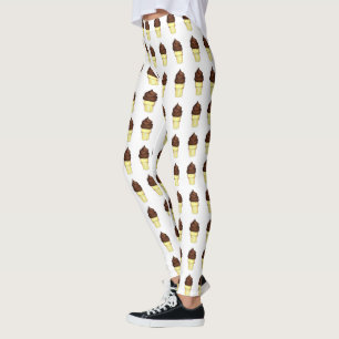 Legging Suave Sorvete de Chocolate