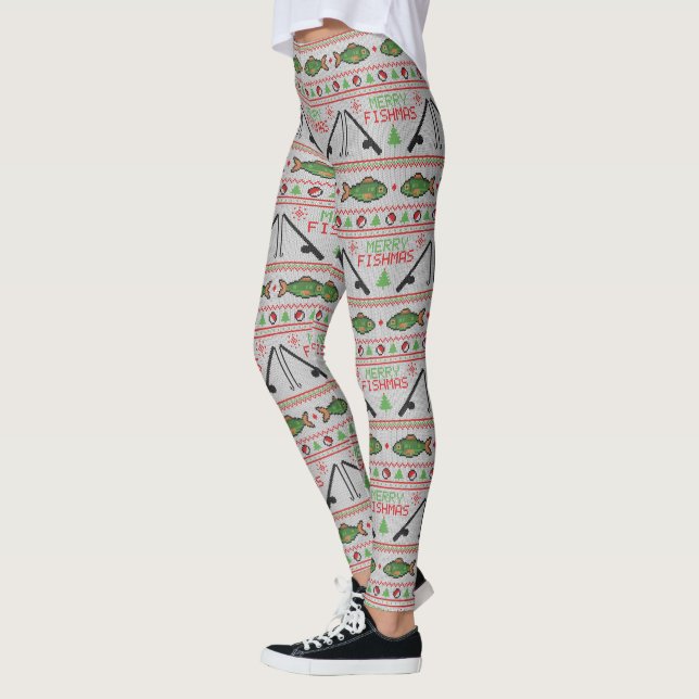 Legging Suéter de Natal Feio (Esquerda)