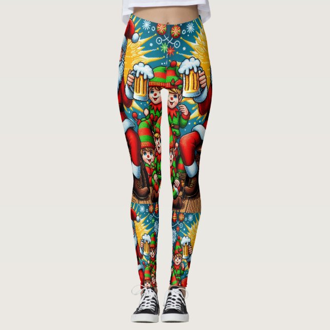 Legging Suéter de Natal Feio (Frente)