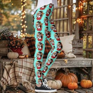 Legging Sugar Skulls Art Nouveau