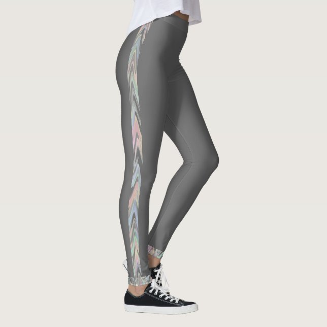 Legging Sugestões de Herringbone - cinzas (Direita)