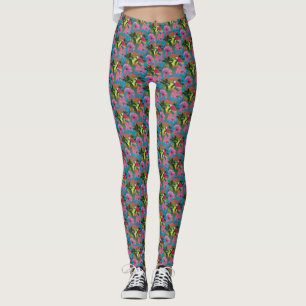 Legging Summer Florida Tropical Sunset Beach Coastal