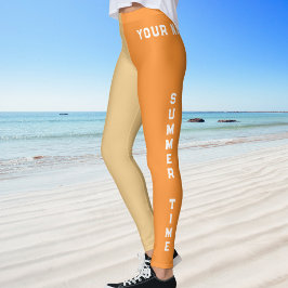 Legging Summer Time Beach Time Sporty Nomeado