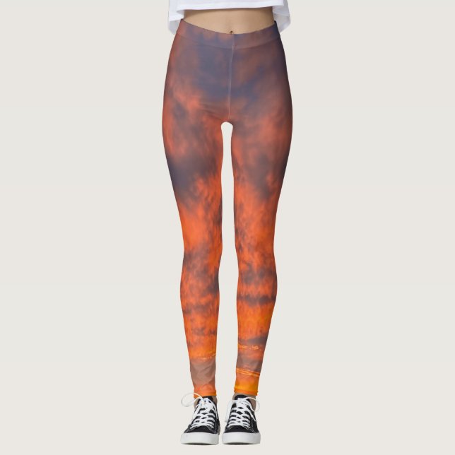 Legging Sunset on Fire (Frente)