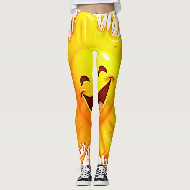 Legging Sunshine Smiles: Bursting Joy (Frente)