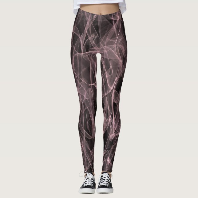 Legging Suportes de fumaça elegantes - Estética mística (Frente)