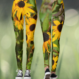 Legging Susan Bold Floral Botânica de Olhos Negros