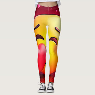 Legging Sweet Kiss Heart Emoji
