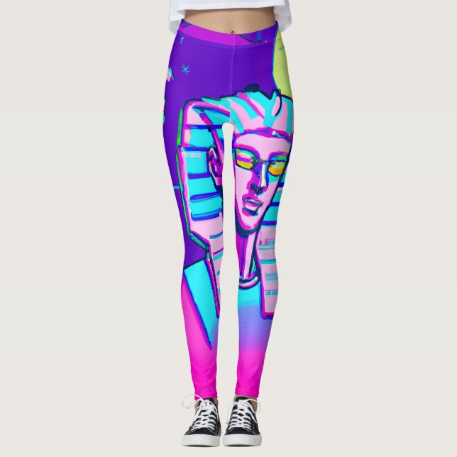 Legging Synthwave Pharaoh (Frente)