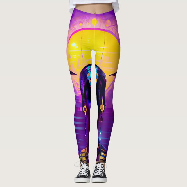 Legging Synthwave Pharaoh (Frente)