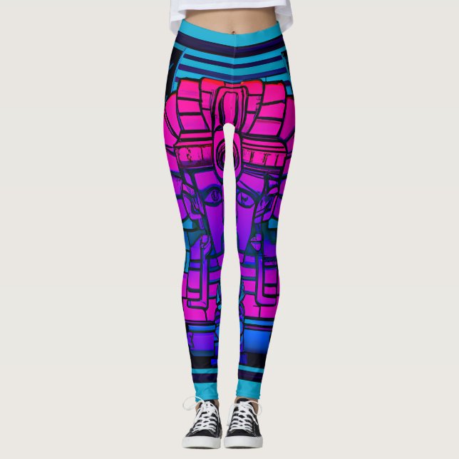 Legging Synthwave Pharaoh (Frente)