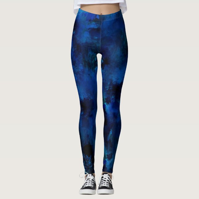 Legging Tabuleiro de Tinta Azul nº 3 (Frente)