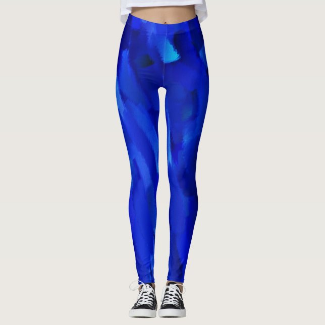 Legging Tabuleiro de Tinta Azul nº 6 (Frente)