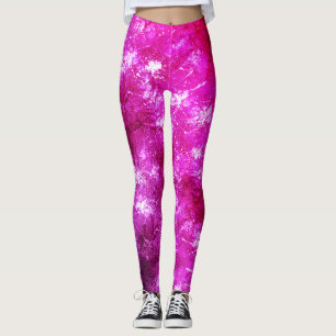 Legging Tabuleiros de Tinta Magenta legal, cor-de-rosa, co