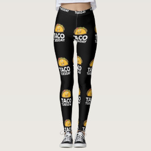 Legging Taco Bonito e Engraçado Terça-feira Sorrindo Tac