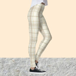 Legging Tan e Beige Tartan Patteran<br><div class="desc">Tan e Beige Tartan Patteran</div>