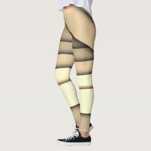 Legging Tan Monocromático Moderno