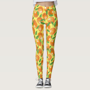 Legging Tangerinas de aquarela