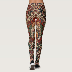 Legging Tapete Persa Turco Oriental Antigo