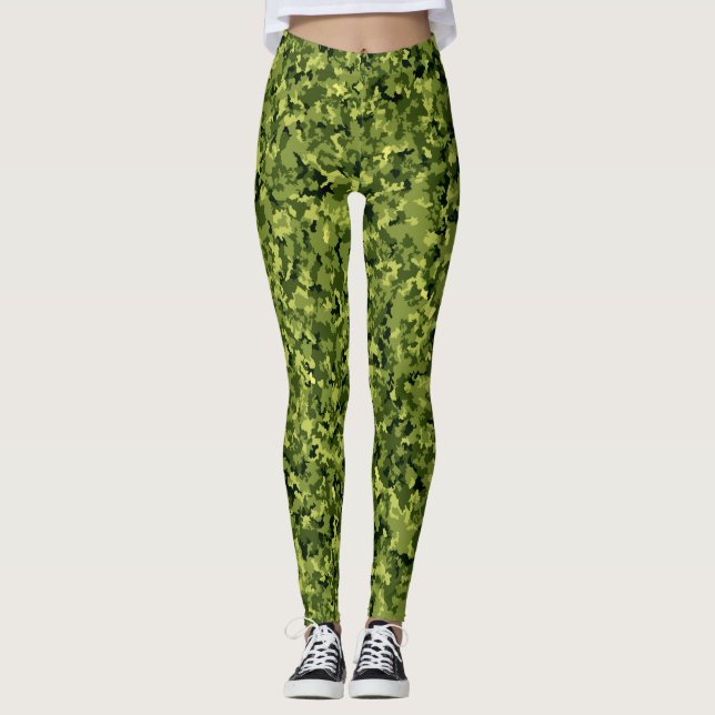 Legging Tarnmuster Outdoor Natur (Frente)