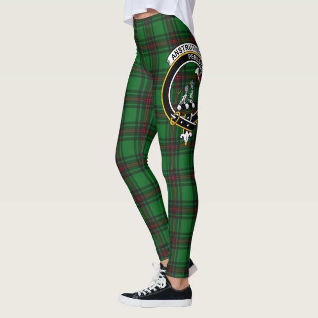 Legging Tartan da Crista do Clã Anstruther Scotstee Mulher (Esquerda)