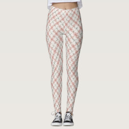 Legging Tartan de onda senoidal leve Nosegay
