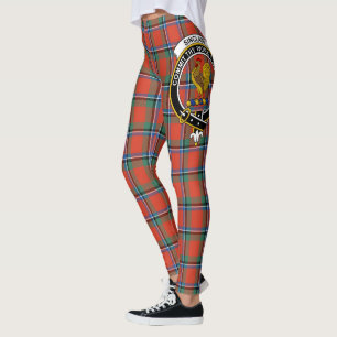 Legging Tartan do Antigo Brasão do Clã Sinclair Scotstee M