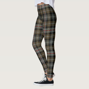 Legging Tartan Envelhecido do Clã MacKenzie Scotstee para