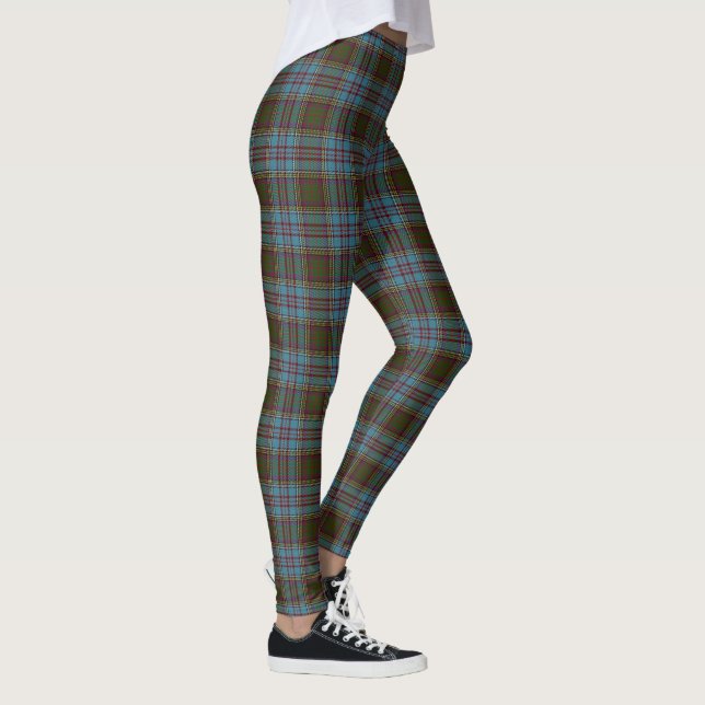 Legging Tartan escocês de Anderson do clã (Direita)