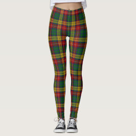 Legging Tartan escocês de Buchanan do clã