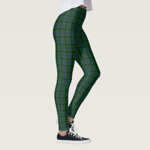 Legging Tartan escocês de Davidson do clã