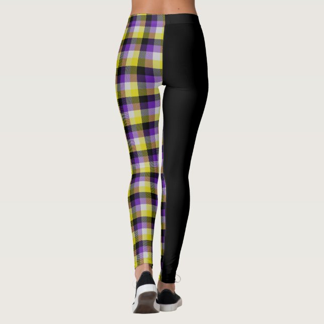 Legging Tartan Não Binário (Verso)