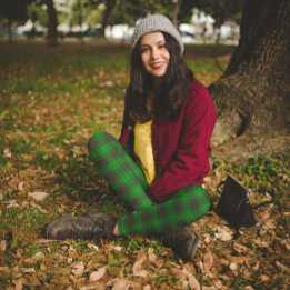 Legging Tartan Verde Vermelho Duque De Fife